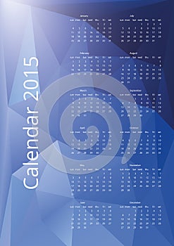 2015 calendar