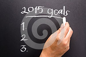 2015 Goal plan