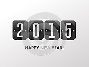 2015 happy new year vector