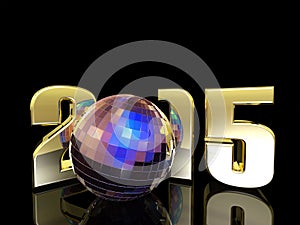 2015 New Year Disco Ball