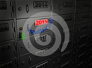 2015 New Year (safe deposit box)