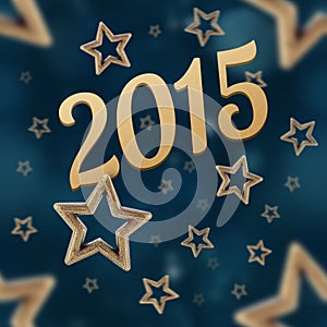 2015 on the night stars seamless pattern