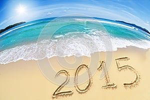 2015 on sand beach