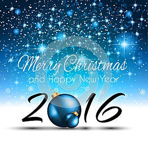 2016 Happy New Year Background for your Christmas Flyers