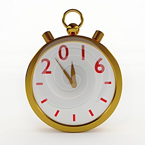 2016 New Year timer