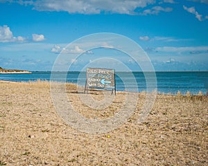 2016 United Kingdom Mersea interesting restaurant sign, cold beer