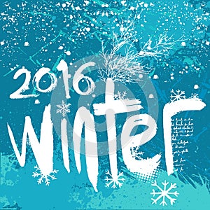 2016 Winter background