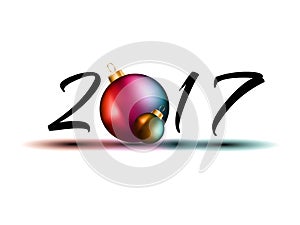 2017 Happy New Year Background for your Flyers and Greetings Card