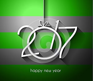 2017 Happy New Year Background for your Flyers and Greetings Card.