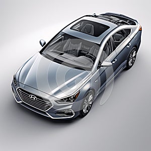 2017 Hyundai Sonata: Realistic Hyper-detail In Isometric View