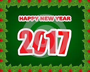2017 New year background