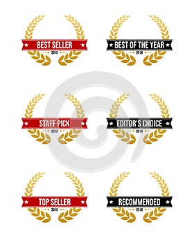 2018 Award Stickers