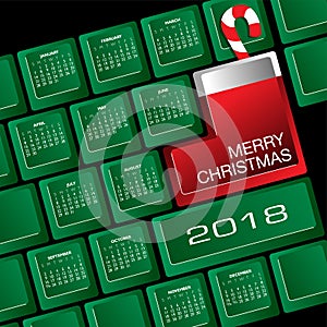 2018 Creative Keyboard Christmas Calendar