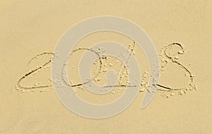 2018 the inscription on sand sunny beach