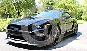 2018 Rouge Ford Mustang Stage 3 Super Sport car with 900 Horse Power, Luxury muscle car.