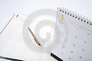 2018 year schedule book with calendar