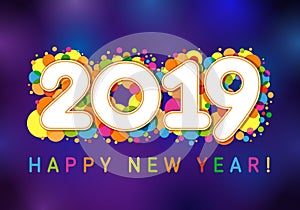 2019 Happy New Year xmas greetings.