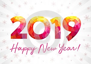 2019 Happy New Year xmas greetings.