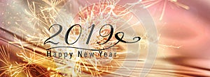 2019 New Year Banner header for Social media