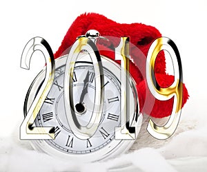 2019 new year midnight o clock