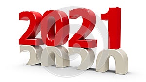 2020-2021 Red New year #3