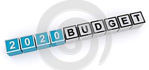 2020 budget word block