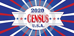 2020 Census Banner Starburst