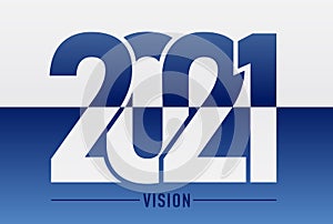 2021 vision logotypes vector design