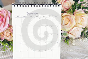 2022 Calendar desk for Wedding Planner and organizer to plan and reminder daily appointment, meeting agenda, schedule, timetable,