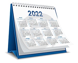 2022 Calendar illustration