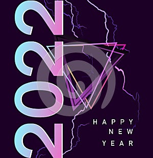2022 calendar retro wave cyber space poster