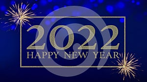 2022 Happy New Year, New Year`s Eve Party, festive celebration holiday greeting card background banner illustration template -