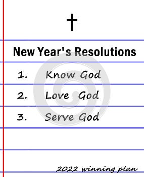 2022 new year`s resolutions to follow God more closely