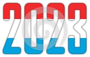 2023 - With the Flag of Luxembourgh