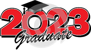 2023 Graduate Red and Black