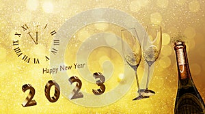 2023 Happy New Year background