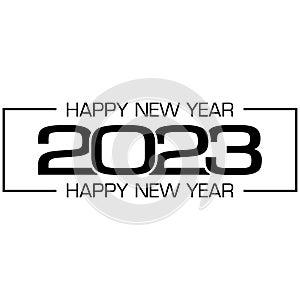 2023 Happy new year Cover of card for 2023 Creative design for your greetings card, calendar, invitation, album