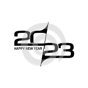 2023 Happy new year Cover of card for 2023 Creative design for your greetings card, calendar, invitation, album