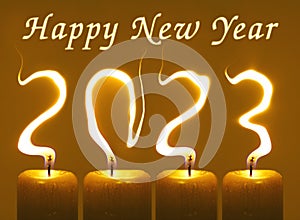 2023 Happy new year greetings card