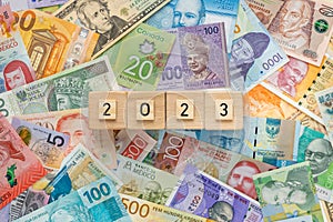 2023 on the world currency markets, International crisis, impact on financial markets and the world economy