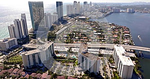 2024 aerial establishing shot Sunny Isles Beach Miami FL