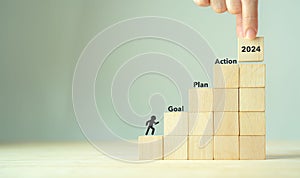 2024 Goal plan action, Business action plan strategy,