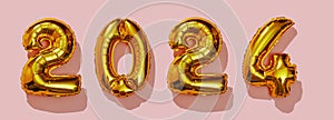 2024 number, as the new year, banner format