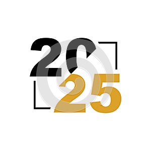 2025 Happy New Year Background Design