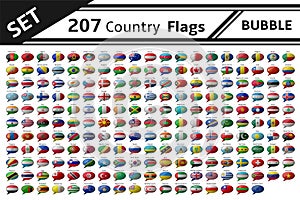 207 country flag bubble