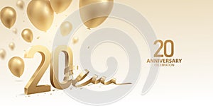 20th Anniversary Celebration Background