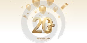 20th Anniversary Celebration Background