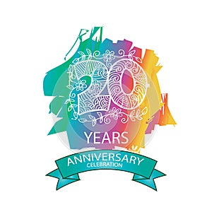 20th anniversary celebration logo