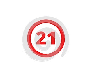 21 age symbol prohibition