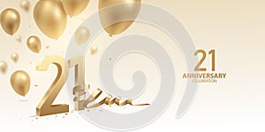 21st Anniversary Celebration Background